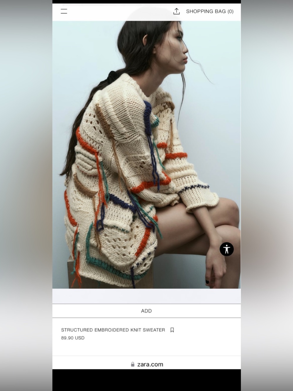 Zara knit sweater